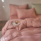 Japanese-style Cotton Double-layer Wrinkle Yarn Four-piece bedding